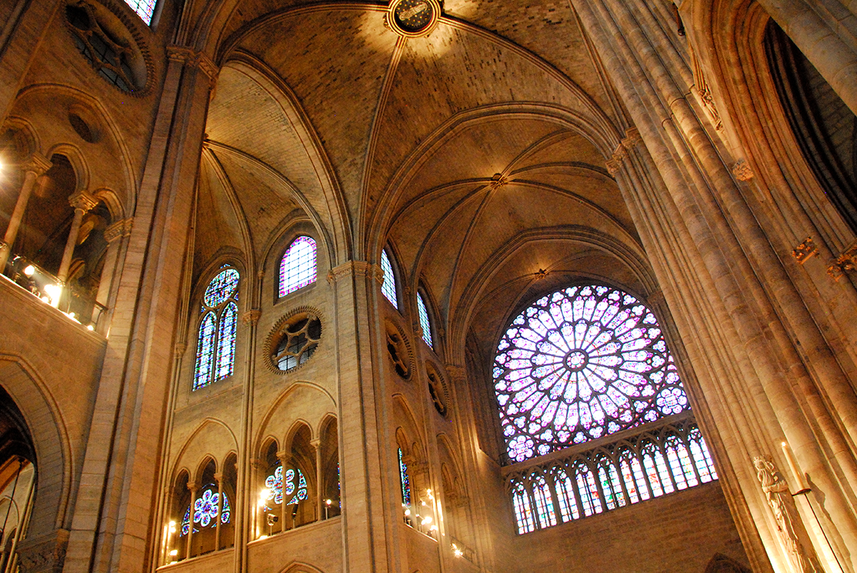 Interior of Notre Dame Cathedral, Paris, France • Wander Your Way