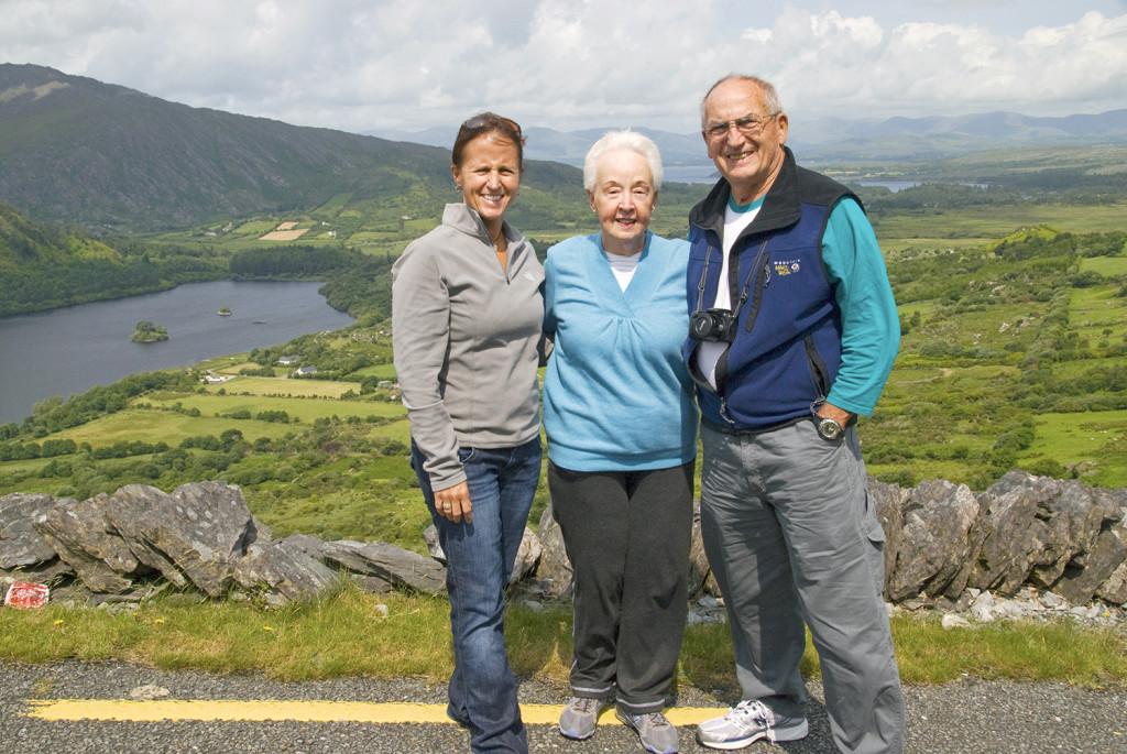 Me and my folks on the Healy Pass, Beara Peninsula, Ireland 2010