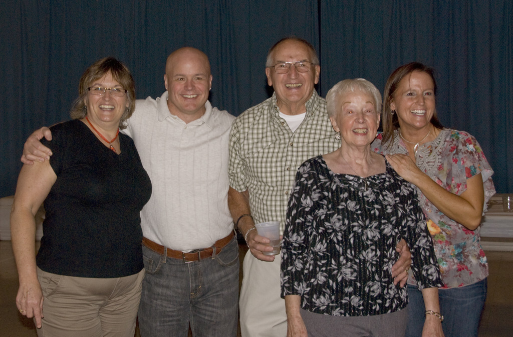 Me with the folks and the siblings, 2010