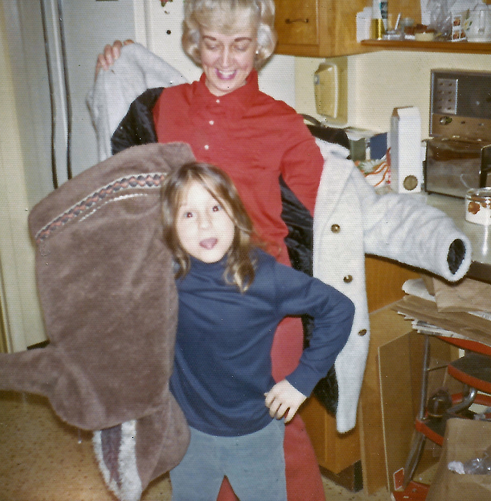 Me and Mom - her with her memorable dimples and me with my memorable attitude!