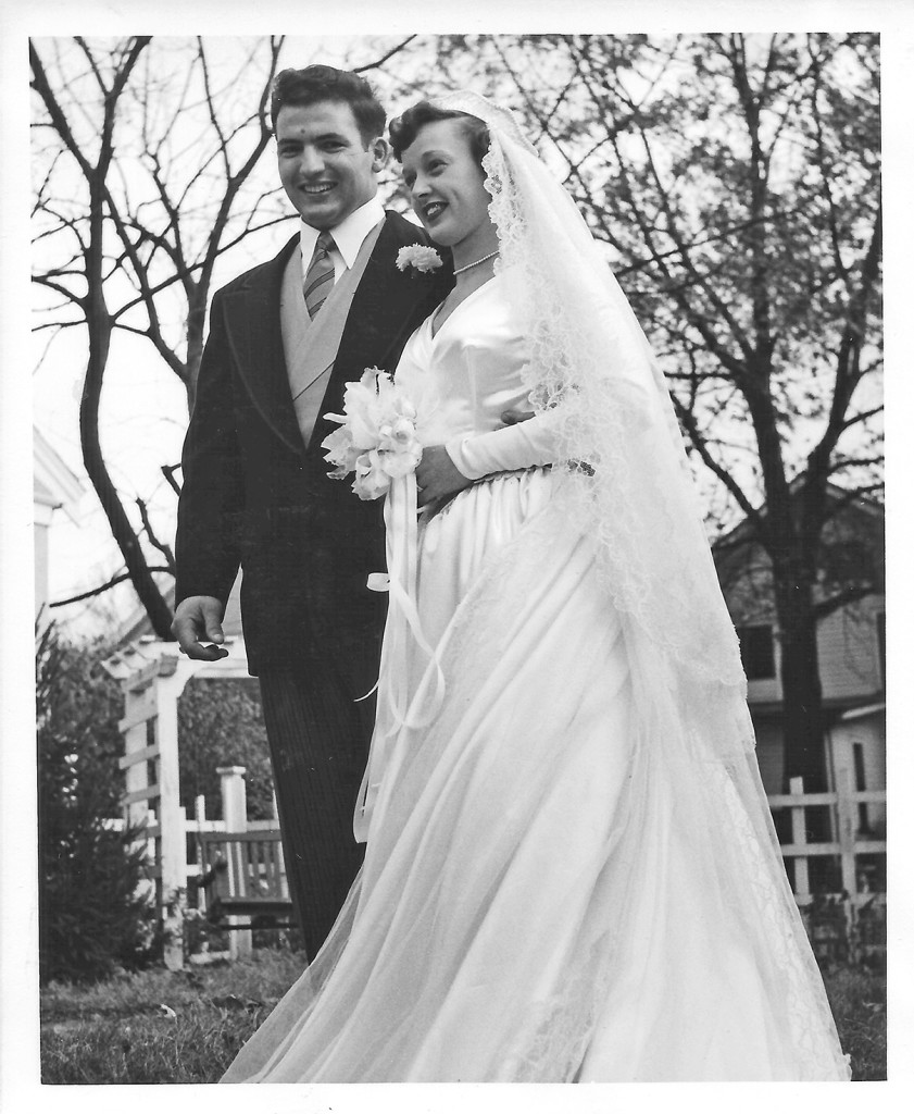 My folks on their wedding day, 1953