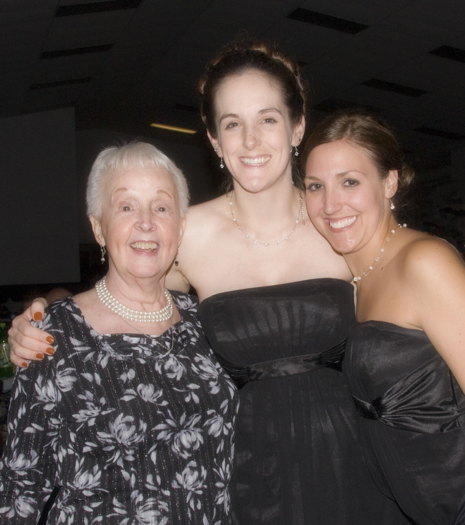 My mom with her 2 oldest granddaughters in 2009