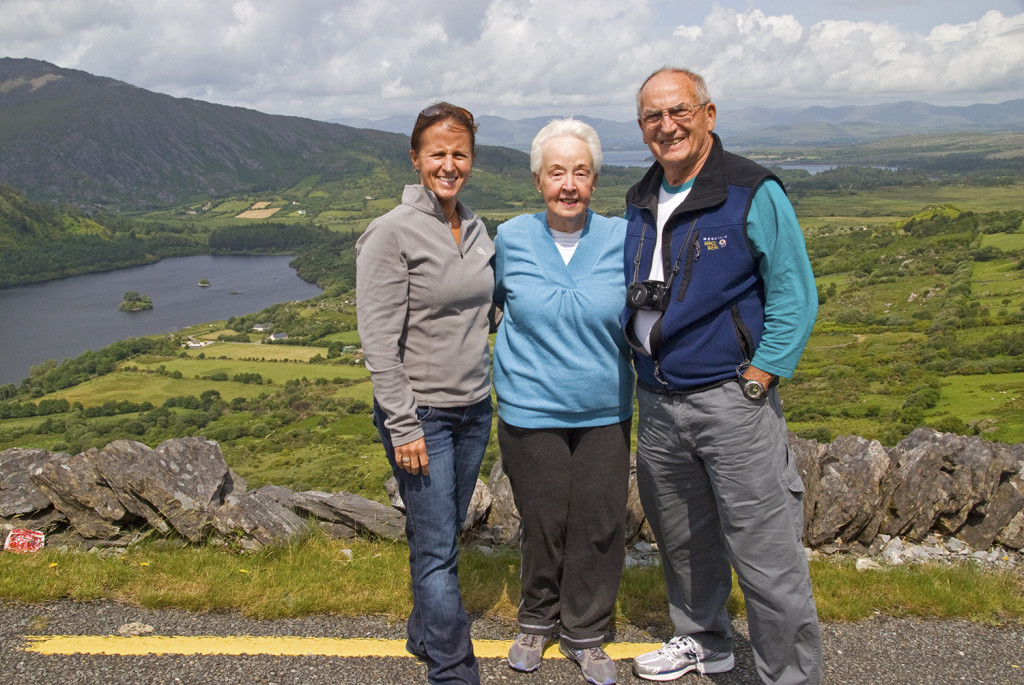 Me with my folks at Healy Pass on the Beara Peninsula