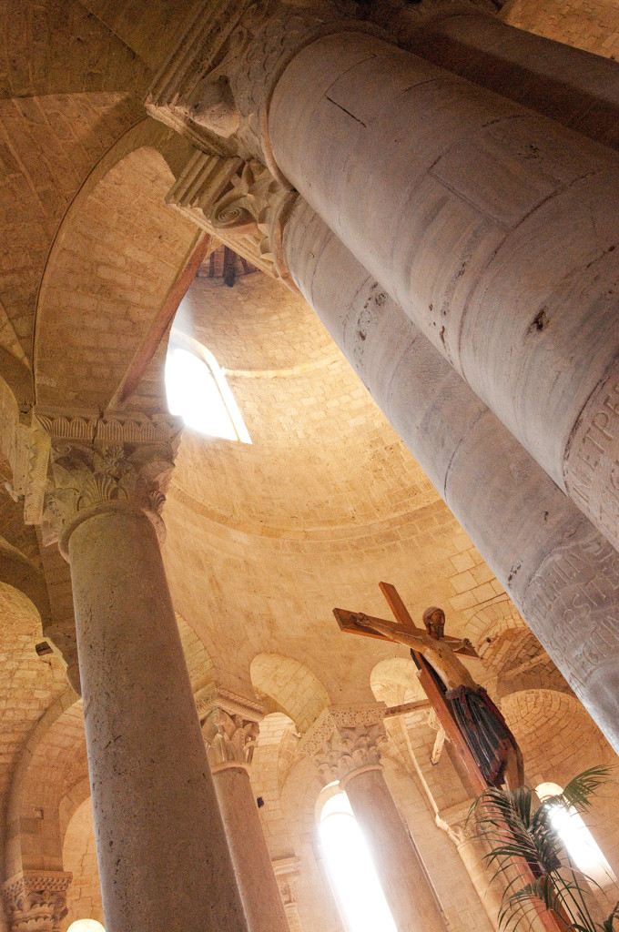 Interior of Sant' Antimo, Tuscany, Italy