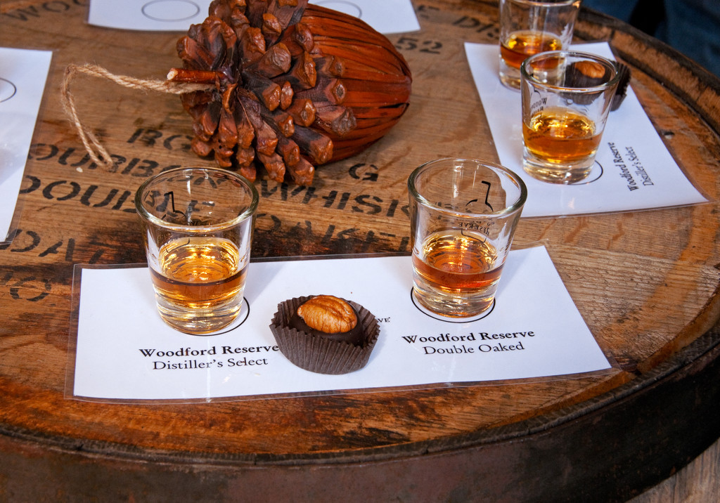 Our bourbon tastes at Woodford Reserve