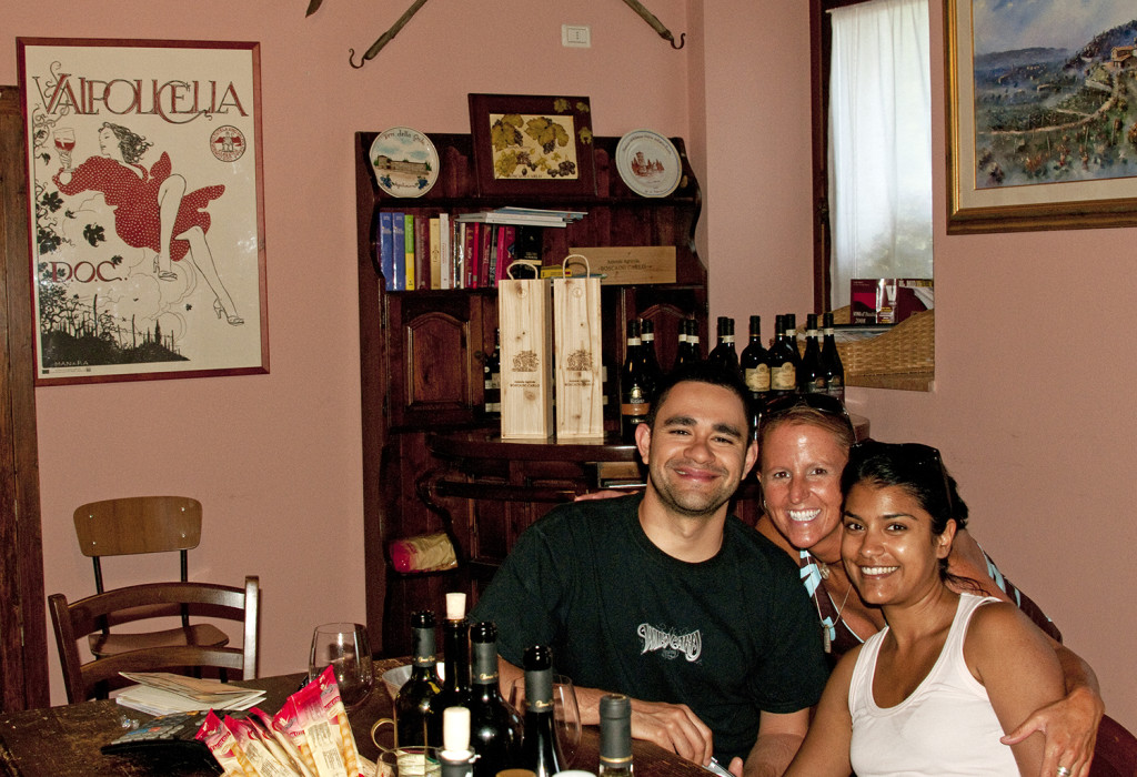 Making new friends as I traveled in Italy in 2011 - Ernesto and Melissa
