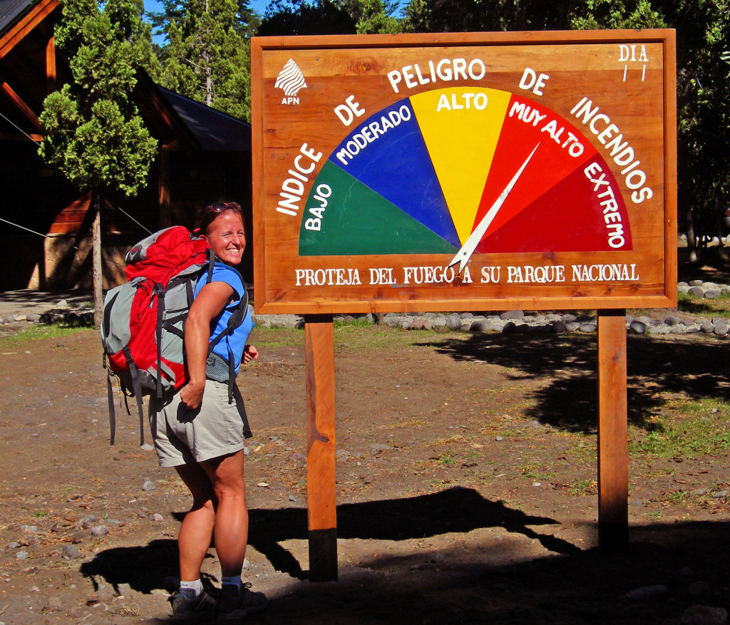 Hiking in Argentina on my 40th birthday