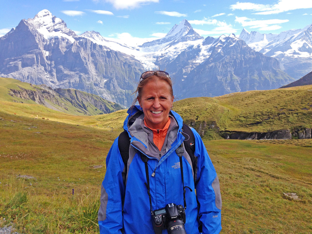 Hiking in the Swiss Alps