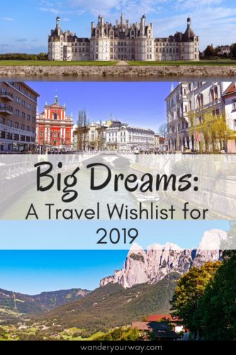 travel wishlist