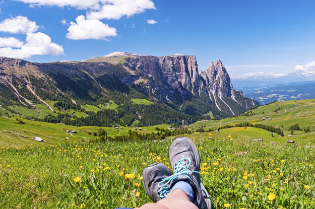 hiking in Alpe di Siusi
