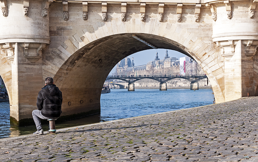 Pont des Arts in Paris - Misadventures with Andi
