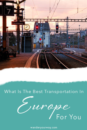 transportation in Europe