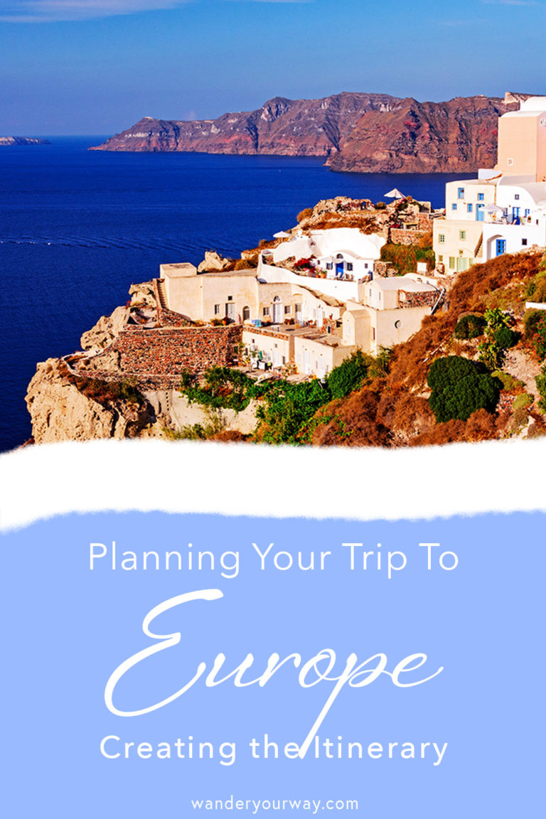 how to plan europe trip from usa