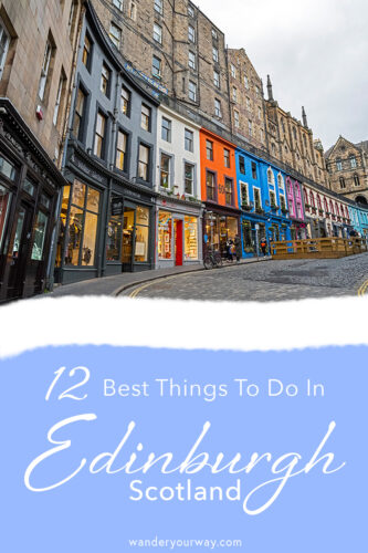 best things to do in Edinburgh