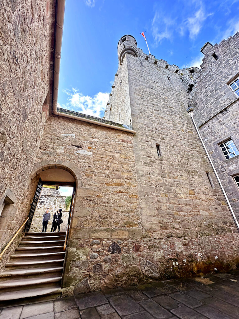 Cawdor Castle courtyard Cawdor Castle