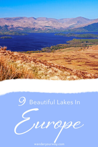 most beautiful lakes in Europe