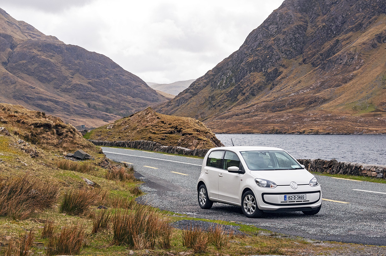 small car in Ireland how to travel sustainably in Europe