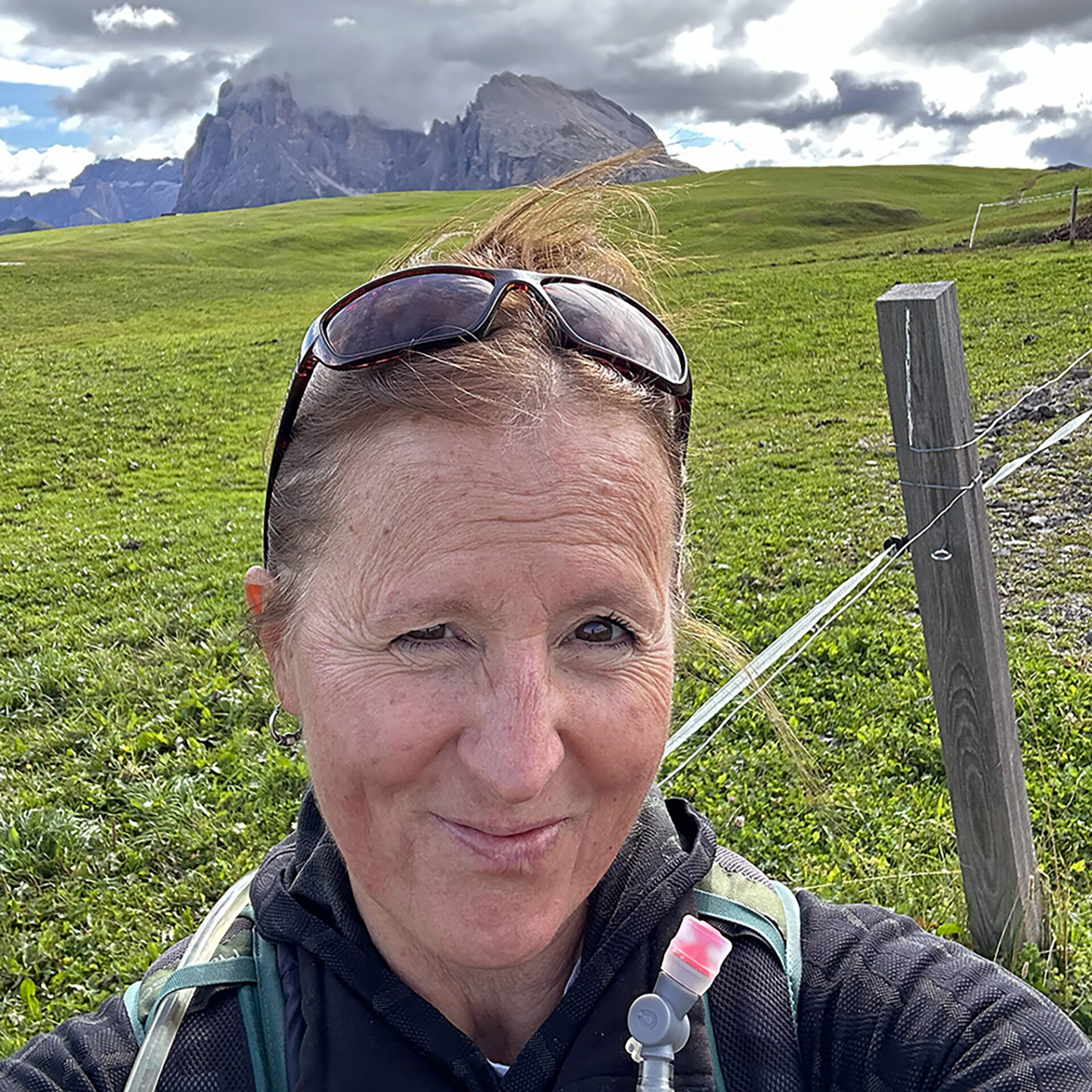 Lynne in Alpe di Siusi, Italy