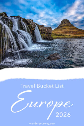 travel bucket list 2026