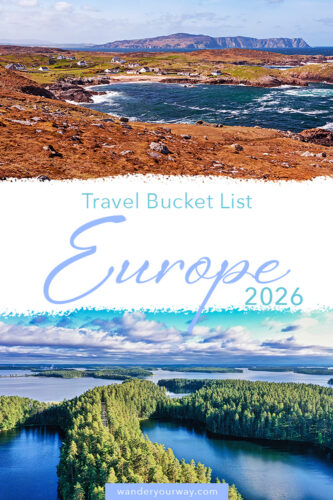 travel bucket list 2026
