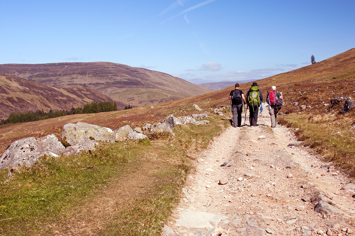 Walking along the West Highland Way