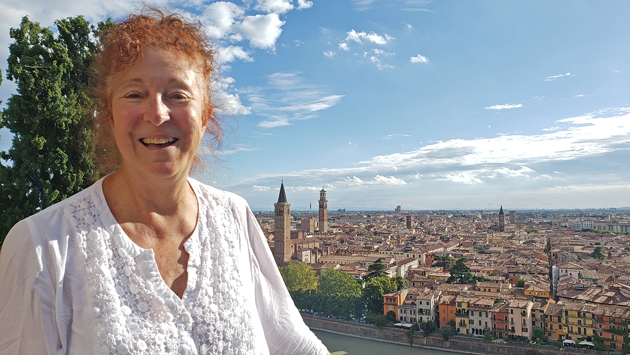 Jackie Lapin in Verona Italy