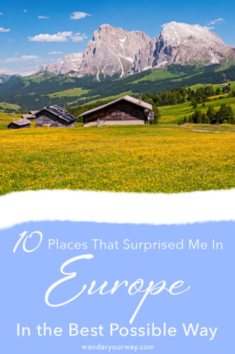 places that surprised me