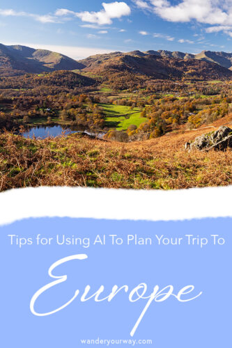 AI to plan your trip