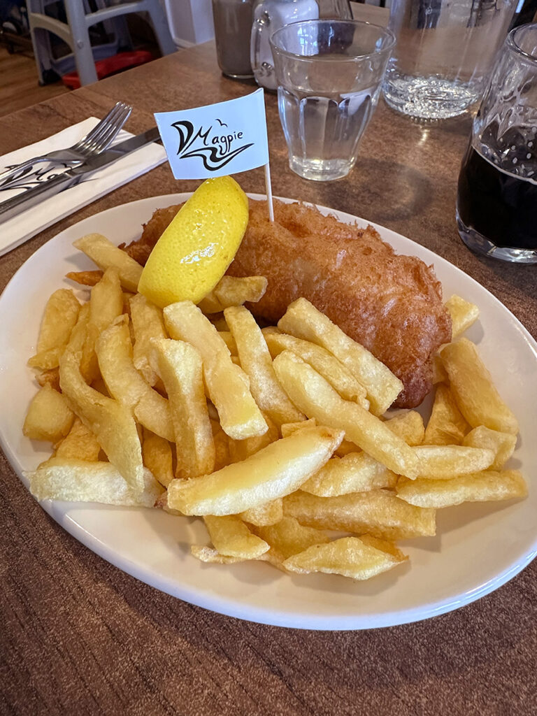 Magpie fish and chips Whitby