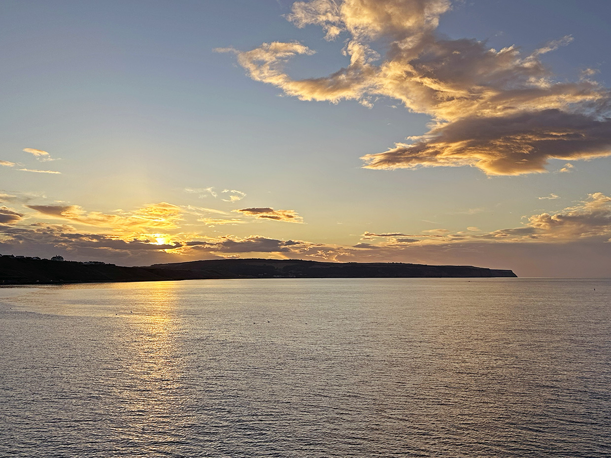 Sunset at Whitby England