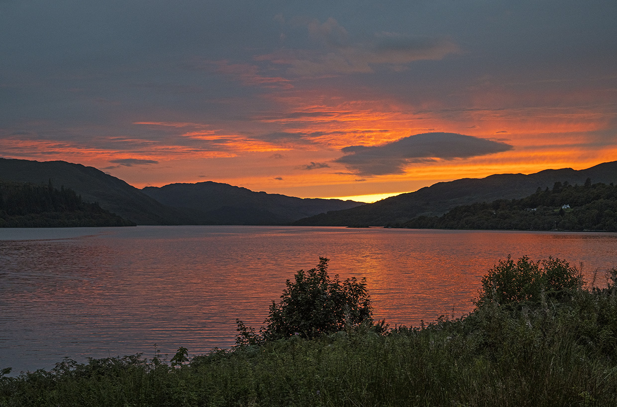 sunset over Loch Sunnart, Ardnamurchan, Scotland sunset over Loch Sunnart, Ardnamurchan, Scotland