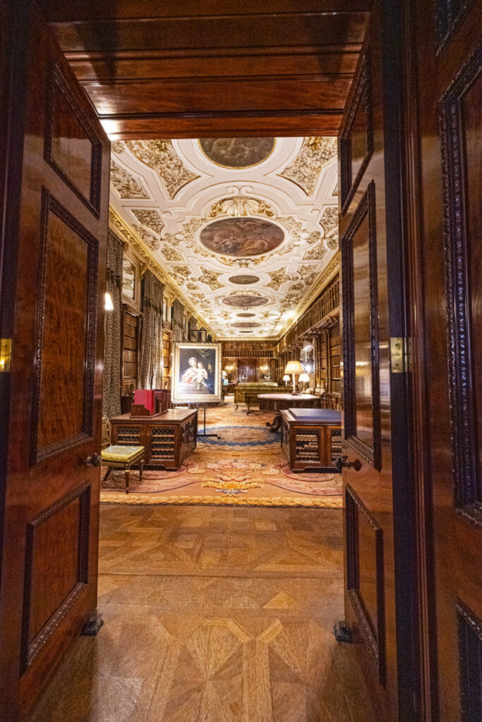 Library at Chatsworth House