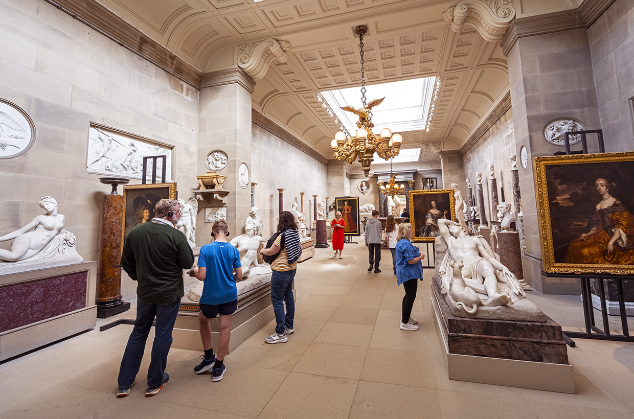 Sculpture Gallery at Chatsworth House