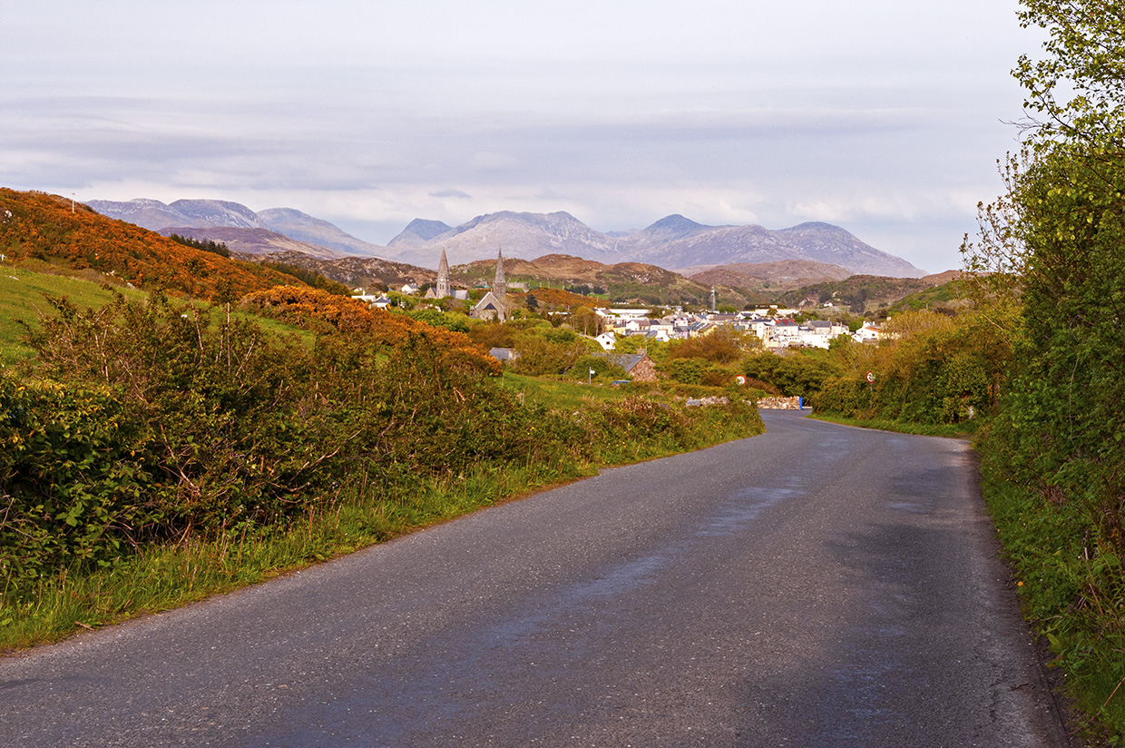 View of Clifden from Sky Road, County Galway, Ireland Slow Travel in Europe