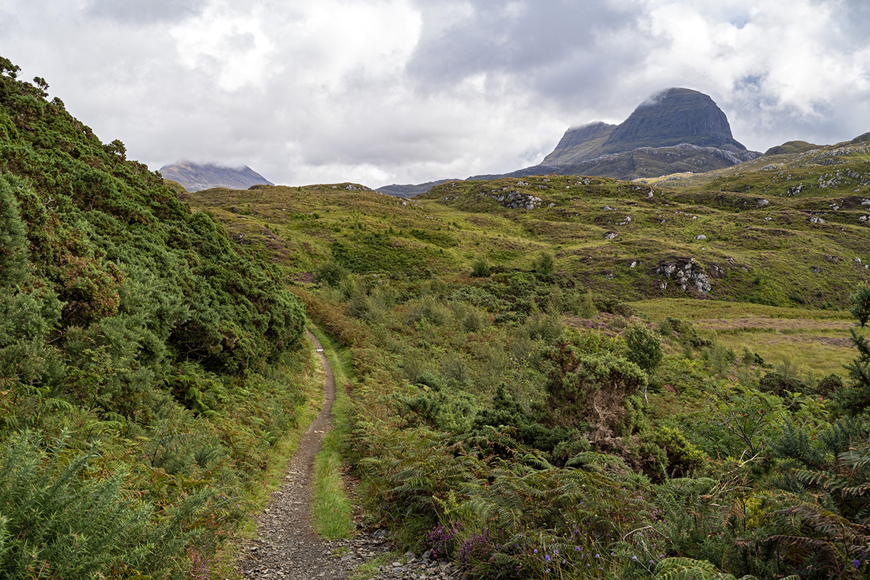 Near Lochinver Scotland slow travel in Europe