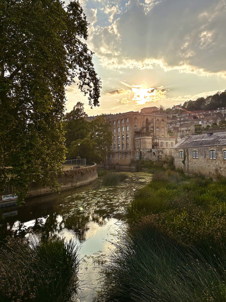 Bradford on Avon, England late day Bradford on Avon, England
